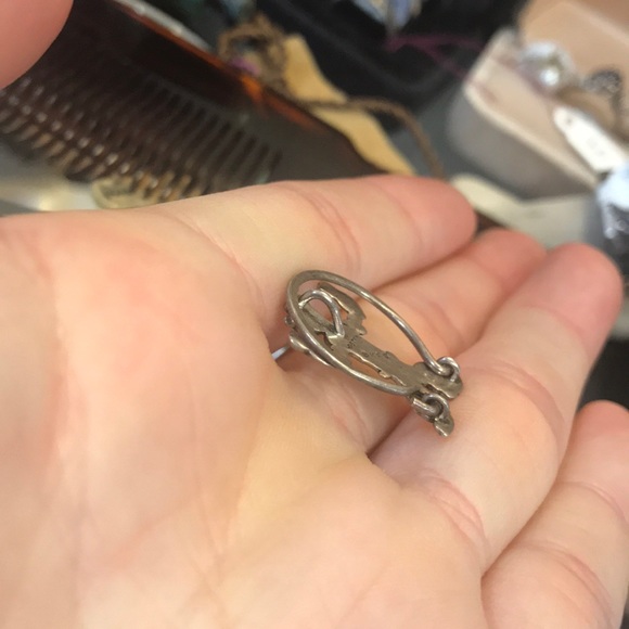 Popeye Sterling Silver Charm Signed KSF - Picture 2 of 4